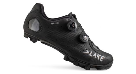 Lake mx332-x straßenschuhe schwarz / silber