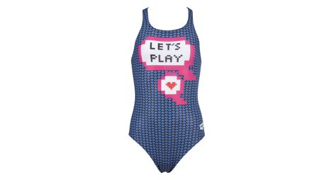 Kids arena lass uns jr l back v einteiliger badeanzug spielen