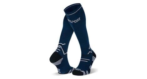 Calcetines bv sport trail compression azul / negro l