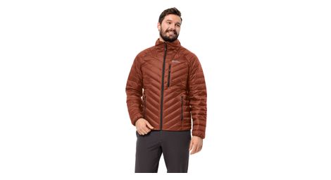 Jack wolfskin passamani daunenjackebraun