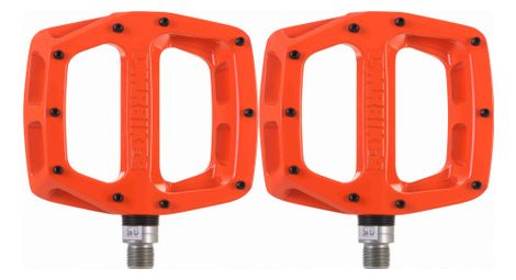 Paire de pedales plates dmr v12 orange