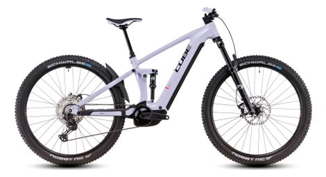 Cube stereo hybrid one44 exc 800 electric full suspension mtb shimano deore xt 12s 800 wh 29'' cyclamen purple pink 2025
