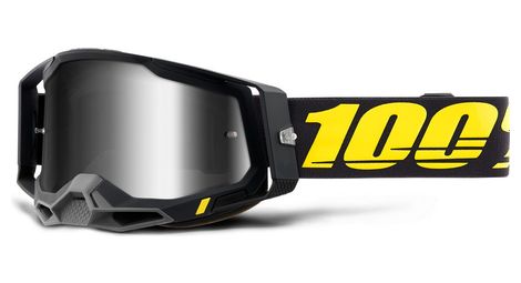 100% racecraft 2 goggle arbis mirror silver lens