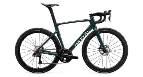 Van rysel rcr pro road bike shimano ultegra di2 12s 700 mm abyss green 2025