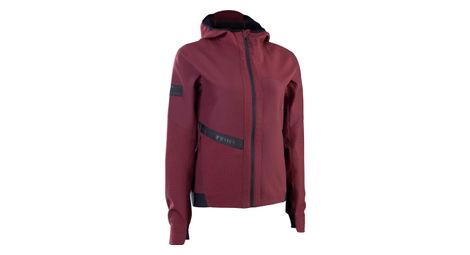 Giacca mtb da donna ion shelter 2l softshell bordeaux