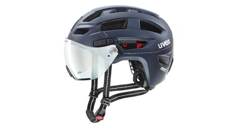 Casque ville uvex finale visor v bleu