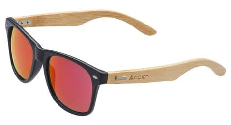 Unisex brille cairn hybrid polarisiert schwarz matt rot