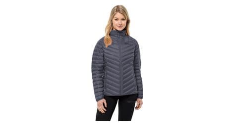 Chaqueta de plumón para mujer jack wolfskin passamani gris