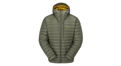 Rab microlight alpine khaki jacket