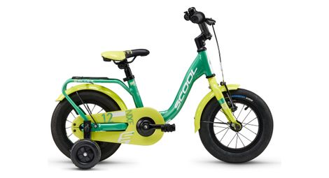 Vélo enfant S'COOL niXe 1 vitesse - Vert/Citron vert