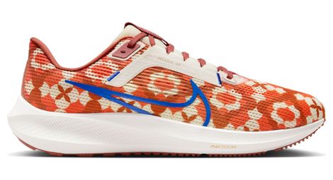 Nike air zoom pegasus 40 premium orange blue running shoes 47