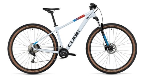 Cube aim slx hardtail mtb shimano alivio/altus 9s 29'' bianco blu 2023