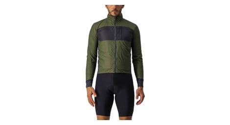 Castelli unlimited puffy long sleeve jacket grün/grau
