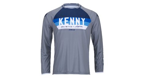 Maillot manches longues kenny elite gris bleu