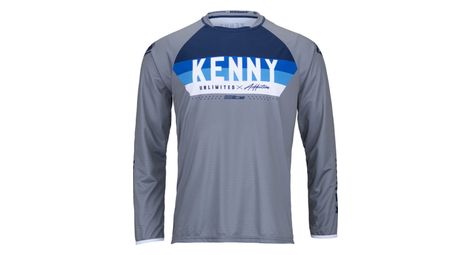 Maillot manches longues kenny elite gris / bleu