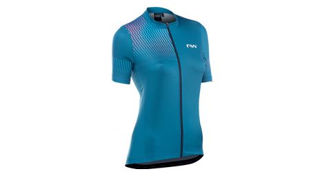 Maillot manches courtes northwave origin bleu