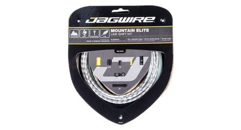 Kit câble et gaine vtt jagwire mountain elite link pour dérailleur argent