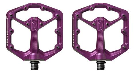 Crankbrothers stamp 7 pair of pedals purple