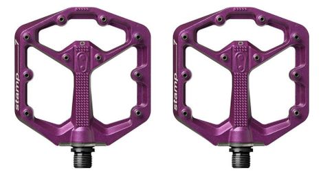 crankbrothers stamp 7 violet flat pedals