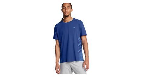 Maillot de manga corta under armour launch elite azul hombre