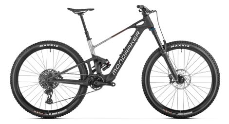 Mondraker neat r carbon all-suspension electric mountain bike sram gx/nx eagle 12v 360 wh 29'' black/silver 2024 s / 163-170 cm