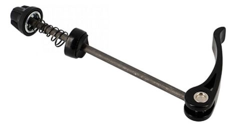 BLOCAGE RAPIDE ROUE TIGE ACIER LEVIER ALU AVANT - NOIR