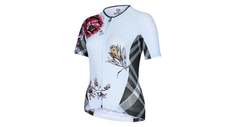 Maillot velo maches coutres pour femmes print floral 8andcounting