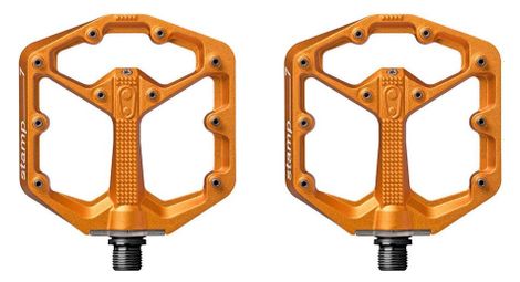 Crankbrothers stamp 7 pair of pedals orange