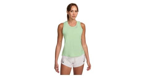 Débardeur nike dri-fit race vert femme