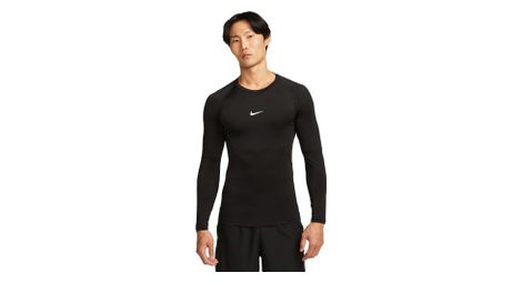 Camiseta de manga larga nike pro negra, hombre