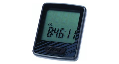 Compteur sans fil bbb dashboard 12 fonctions noir gris