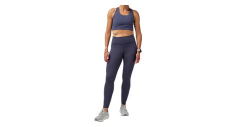 Collant long thermique brooks momentum 2.0 bleu femme
