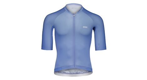 Maillot manches courtes homme poc pristine bleu
