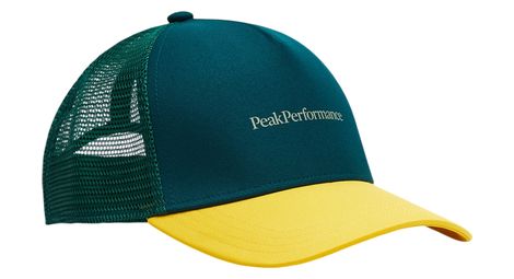 Gorra Peak Performance PP Trucker verde/amarilla