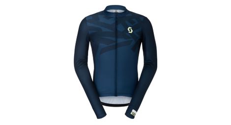 Scott rc endurance men s long sleeve jersey blue