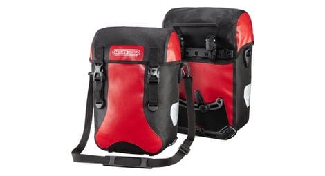 Par de bolsas para bicicleta ortlieb sport-packer classic 30l rojo negro