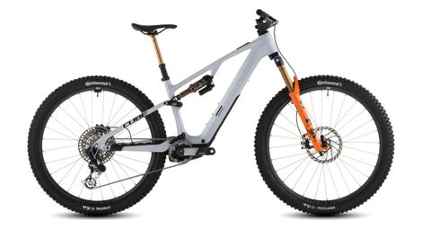 VTT Électrique Tout-Suspendu Cube AMS Hybrid One44 C:68X Super TM 400X Sram 12V 400 Wh Bosch 60 Nm 29'' Gris Fog Fibre 2026