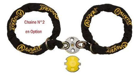 antivol chaine xtrem protect sra lasso - diamètre 13,5 - longueur 120cm - avec point fixe ancrage