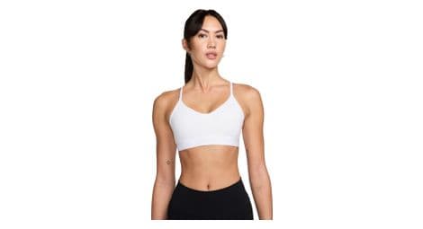 Brassière nike indy light support blanc femme