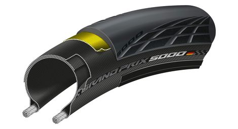 Continental grand prix 5000 650b road tire tubetype folding vectran breaker blackchili