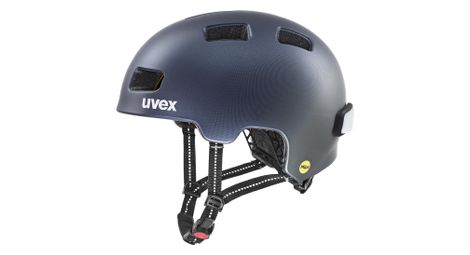 Casco uvex city 4 mips city blu/grigio