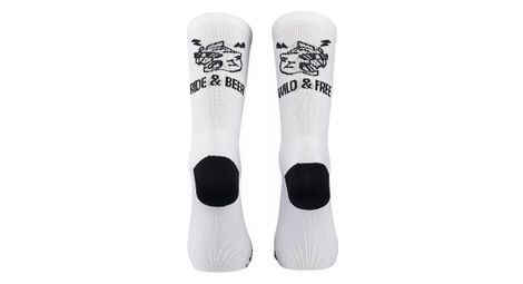 Chaussettes northwave ride beer blanc