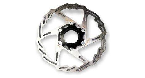 ashima aro 18 centerlock brake disc in stainless steel arp black