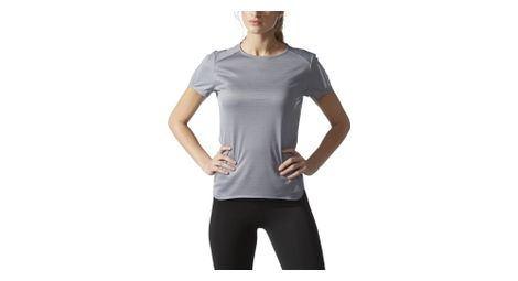 T shirt running gris femme adidas