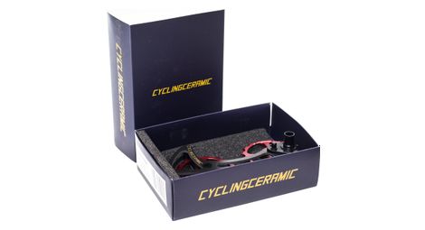Chape de dérailleur cyclingceramic shimano ultegra/dura ace 10/11v rouge