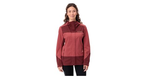 Veste imperméable femme vaude neyland 2.5l rouge