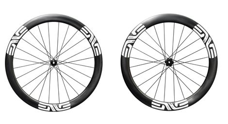 Enve SES 4.5 700c Road Wheelset | 12x100 - 12x142mm | Centerlock | Black White