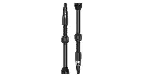 Paire de valves tubeless lezyne presta noir