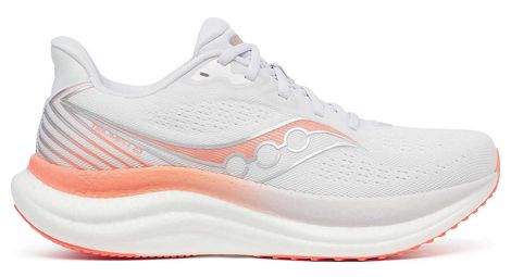 saucony triumph 23 women s running shoes in white orange