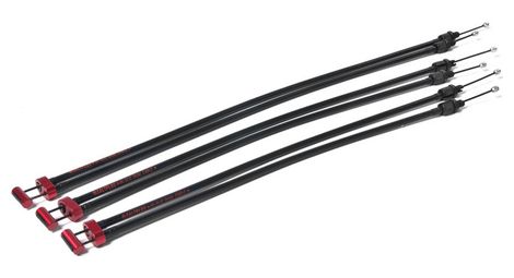 Cable de freno doble saltplus negro / rojo